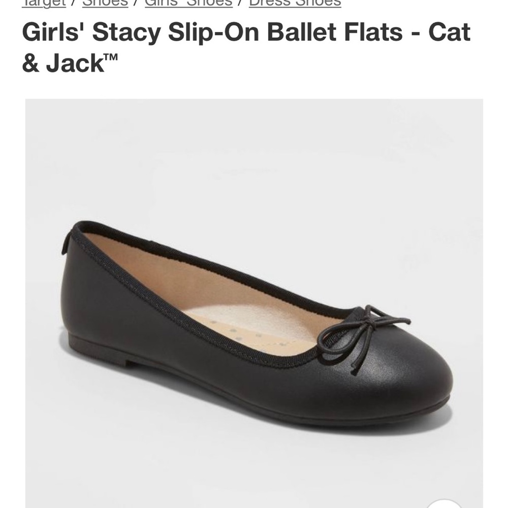 Cat & Jack kids slip on ballet flats